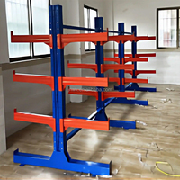 Kit de rayonnage cantilever robuste (OEM) – Système de stockage en acier à profilés en H pour charges longues (tubes, bois, bobi