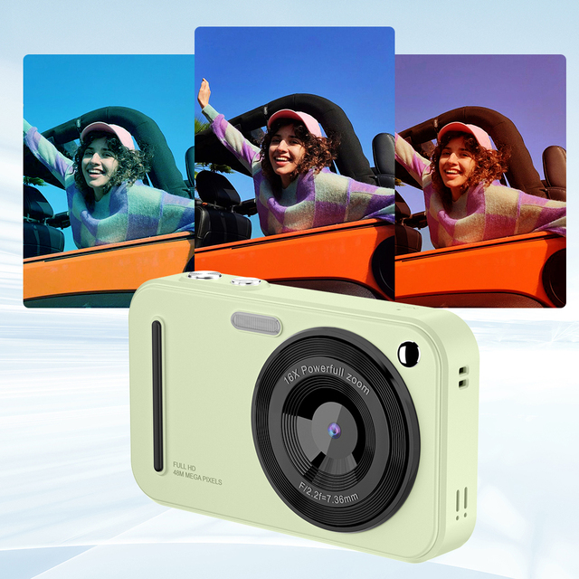 Hasselblad 5D Style Digital Camera for Creators Cinematic Cinematography with SD Memory Card Compatibility