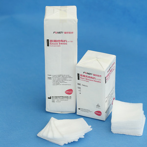 Esponjas Médicas Desechables Fu Hao, No Tejidas, 5x5cm, Apósitos Quirúrgicos Estériles de 4 y 8 Capas para el Cuidado de Heridas - Product Image 2