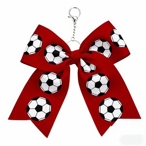 Fiocco da tifo per <span class=keywords><strong>calcio</strong></span> da ragazza, fiocco da tifo boutique per borsa, portachiavi decorativo per borsa - Product Image 5