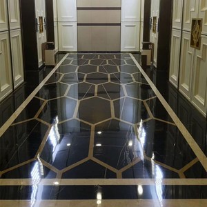 Mármol Laurent Negro Dorado, Fabricantes Directos, Mesa de <span class=keywords><strong>Bar</strong></span> Personalizada, Baldosas para Piso, Piedra Natural - Product Image 5