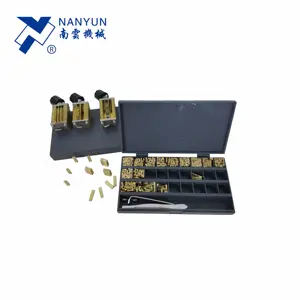 Nanyun हॉट स्टांप तारीख कोड पीतल स्टील तांबे के अक्षरों के लिए फ़ॉन्ट