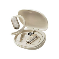 Casque sans fil pas cher à conduction osseuse, ouvert, pour le sport, haute qualité sonore, ANC, étanche IPX5, longue autonomie 5.4