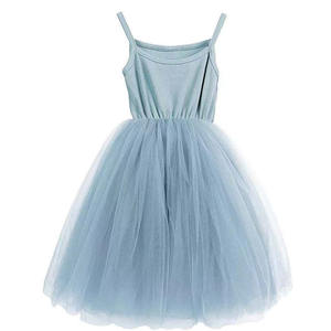 Vestido de Princesa Coreano para Niñas, con Volantes, sin Mangas, de Tul, para Niñas - Product Image 5