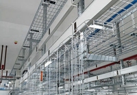 Panier en treillis métallique électrogalvanisé de haute qualité Vich, pour câbles, 100*200, longueur 3000 mm, pour télécommunications industrielles
