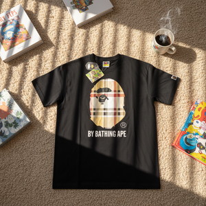 Camiseta Bapees Estampada Holgada de Moda Masculina al por Mayor, Camiseta Deportiva Informal de Algodón 100% de Alta Calidad, Nuevo Estilo, Marca de Diseñador - Product Image 6