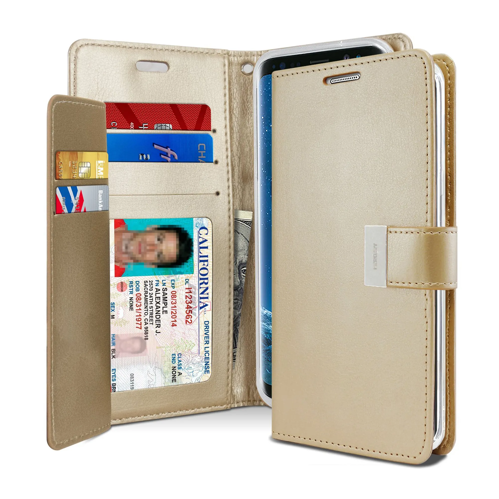 Mobiele Telefoon Accessoires Best Verkopende Merk Rijke Dagboek Gooskleurige Lederen Hoesje Voor Iphone 13 14 15 Pro Maxy 6 7 8 Plus Xr 12
