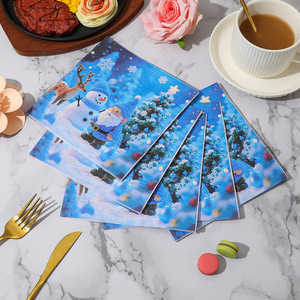 <b>Christmas</b> tissues, party square napkins, hotel holiday home premium printed <b>toilet</b> <b>paper</b>, <b>Christmas</b> napkins - Product Image 3