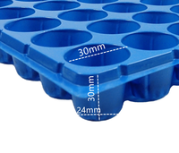 Plateaux de culture de germination de semences de pépinière de haute qualité 128 cellules couvercles de plateau de Propagation pour animaux de compagnie en gros plateaux de semis pour la plantation