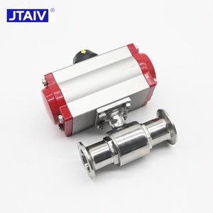 JTAIV OEM - Válvula de Bola Sanitaria Neumática Personalizable de Acero Inoxidable de Grado Alimenticio con Sellado de PTFE para Agua, Aceite y Gas, de Instalación Rápida - Product Image 5