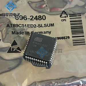JQW AT89C51ED2 AT89C51ED2-UM AT89C51ED2-SLSUM Nuevo Microcontrolador Original de 8 Bits, Circuito Integrado Flash PLCC44, Componente Electrónico, Precio Real - Product Image 1
