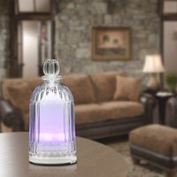 Diffuseur d'arômes en verre électrique Smart Home avec humidificateur d'air ultrasonique à lumières LED pour usage domestique