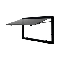Vente directe usine – Moustiquaire pare-soleil pour fenêtre de camping-car à cadre étroit en aluminium et acrylique, installation 25-50 mm pour camping-car