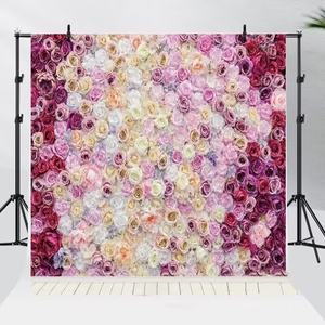 Panneau mural de fleurs artificielles Décorations de mariage Support mural de fleurs de <span class=keywords><strong>pampa</strong></span> pour décorations Toile de fond de fleurs de mariage - Product Image 6