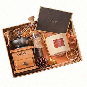 Moulin à café en verre de luxe OEM de haute qualité, cafetière à piston, ensemble cadeau personnalisé avec logo pour homme, pour la Saint-Valentin, souvenir de mariage - Product Image 5