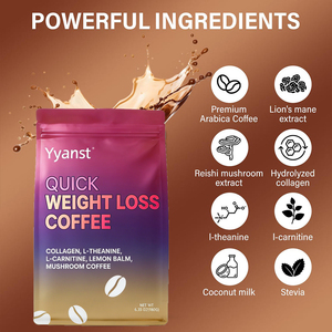 Café Vegano para Control de Peso de Alta Calidad OEM/ODM, Suplemento para Adelgazar, Supresor del Apetito - Product Image 3