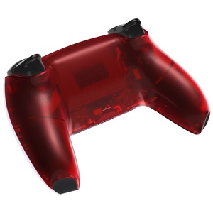 EXtremeRate Clear Red Custom Replacement Back Shell for PS5 <b>Controller</b> - Product Image 5