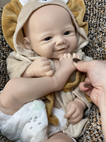 Muñeca Reborn sin Pintar de 17 Pulgadas - Cuerpo Completo de Silicona Realista, Suave y Lavable para Niñas de 3+ Años