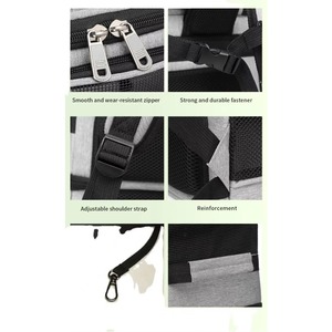 Bolsa de transporte para mascotas, nueva llegada de fábrica BSCI, para viajes de fin de semana, de gran capacidad, para perros y gatos, tipo jaula. - Product Image 5