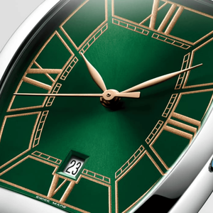 Reloj de Pulsera Mecánico Automático para Hombre, con Esfera Tonneau, Números Romanos y Visualización de Fecha - Product Image 2