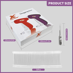 Pistolet d'étiquetage Booster Taille Standard Blanc Écologique avec 50 Épingles d'Étiquetage Outil d'Étiquetage en Plastique Durable pour Vêtements et Usage Commercial - Product Image 5