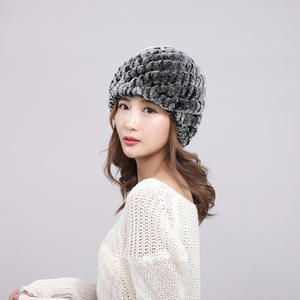 Automne hiver épaissi chaud chapeaux pour femmes âgées d'âge moyen rétro décontracté polyvalent Style lapin grand-mère mère chapeaux - Product Image 2