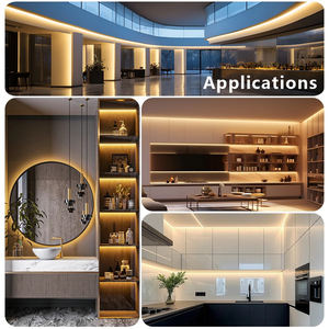 Lampu Strip LED COB Super Terang 2.7mm Ultra Narrow Board 3.7V/5v/12v USB CRI Tinggi Dekorasi Atmosfer Lampu String Hitam Lebar 5mm - Product Image 6