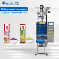 Machine d'emballage verticale intelligente à 4 soudures latérales pour poudre de Moringa et de poivre avec alimentation par vis