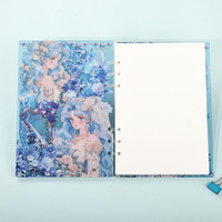 Cuaderno Acrílico con Diseño de Dibujos Animados Originales, A7, Hojas Sueltas, Estilo Japonés y Coreano, Varios Diseños de Fragancias, Lindo y Adorable