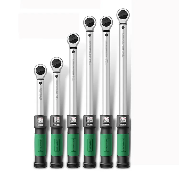 CRV Ratchet Head 150-750 N.m Multi-Purpose Chrome Plated 45# Steel Socket Torque Wrench