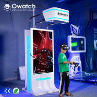 Plateforme de combat VR, Fournisseur fiable de la Foire de Canton, Vive VR Space Walk, Cabine de cinéma 9D à monnayeur pour salle de jeux d'arcade