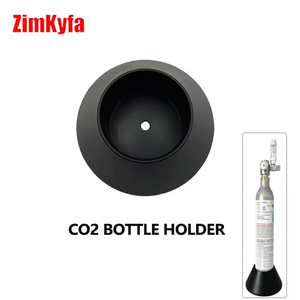 ขาตั้งถัง CO2 สำหรับตู้ปลา สีดำ ใช้ได้กับอุปกรณ์เติมอากาศ ขนาดเส้นผ่านศูนย์กลาง 60 มม. สำหรับขวด Sodastream รับผลิตตามแบบ OEM - Product Image 4