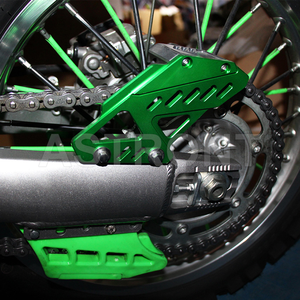 Capa de corrente para guia de motocicleta, conjunto de peças traseiras modificadas com proteção para carenagem para kawasaki klx250 2008-2015 / D-TRACKER motocross