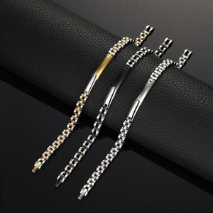 Bijoux de haute qualité, résistants à la décoloration, durables, plaqués or, plaqués argent, bracelet tendance Chucky pour femmes/hommes - Product Image 4