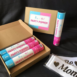 30CM Fumée <span class=keywords><strong>Poppers</strong></span> de Fête Confettis Canons Pour Révéler Le Sexe - Product Image 5