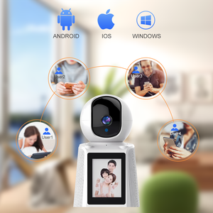 Caméra de <span class=keywords><strong>surveillance</strong></span> intérieure 2MP <span class=keywords><strong>sans</strong></span> fil télécommandée V380 Pro avec appel vidéo, caméra réseau <span class=keywords><strong>Wifi</strong></span> - Product Image 2