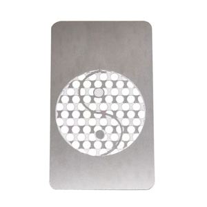 Tarjeta de Visita Metálica con Logotipo Personalizado de Último Diseño, Tamaño de Tarjeta de Crédito, Acero Inoxidable Negro Mate - Product Image 3