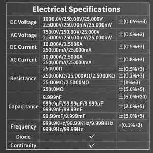 ZT-R01 2-IN-1 IR Thermal Imaging Multimeter Profesional Digital Multimeter Layar Warna IPS 2.4-inci dengan Tas Penyimpanan Keras - Product Image 5