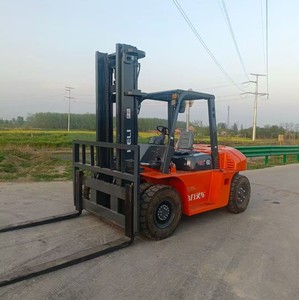 Carretilla elevadora diesel usada HELI <span class=keywords><strong>CPCD60</strong></span> de 6 toneladas con neumático doble delantero para la entrega de material al aire libre - Product Image 6