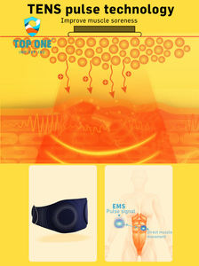 Top One électrique Smart Abdomen Relaxation taille soutien ceinture estomac chauffé Massage lombaire pour un soulagement efficace de la douleur - Product Image 4