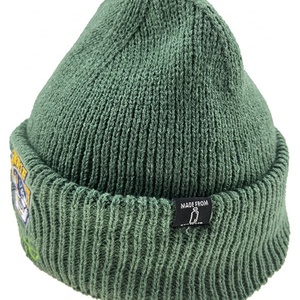 Eco Friendly Certificated Sustainable RPET <b>Yarn</b> Recycled Polyester Material Warm Winter Gorras Beanie Skully Knitted Hat - Product Image 4