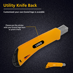<span class=keywords><strong>Couteau</strong></span> utilitaire personnalisé ZY-221 avec manche en plastique ABS, lame de <span class=keywords><strong>couteau</strong></span> utilitaire SK2 de 18 mm, <span class=keywords><strong>couteau</strong></span> rétractable avec bouton, coupe-boîte - Product Image 5