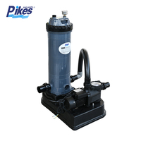 Pompe de filtration de piscine personnalisée 1HP Combo Nouveau style de cartouche Système de logement d'eau pour piscines Couvercle en plastique Filtres de piscine durables