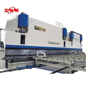 WC67K 400Ton 500Ton 800Ton 8mm 10mm thickness 12ft Length Steel Metalworking Steel Bending Pole Tandem Press Brake