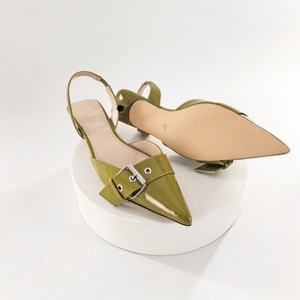 Sandali da Donna alla Moda con Tacco Basso, <span class=keywords><strong>Sexy</strong></span> <span class=keywords><strong>Tacchi</strong></span> a <span class=keywords><strong>Spillo</strong></span>, Taglie 35-40, Chiusura Slip-On, Traspiranti e Trendy per Estate e Autunno - Product Image 4