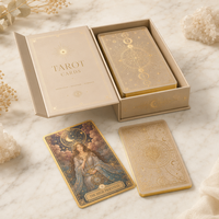 Produsen Percetakan Kartu Tarot Desain Kustom OEM, 78 Kartu Oracle Deck, Layanan Percetakan Kartu Oracle yang Dipersonalisasi