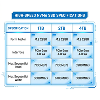 SSD M.2 2280 Enterprise 1TB Seri SN5100 Drive Berkinerja Tinggi