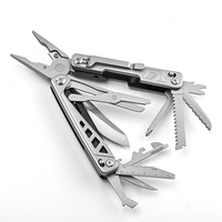 Pince multifonction 18 en 1 pour le camping en plein air, couteau multi-usage, coupe-fil, lame de scie, tournevis, outil de survie