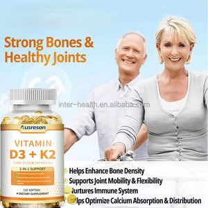 Gélules de <span class=keywords><strong>Vitamine</strong></span> D3 <span class=keywords><strong>K2</strong></span> <span class=keywords><strong>MK7</strong></span> 10000 UI avec Magnésium pour la Santé Osseuse, Supplément Végétalien de Calcium 20000 UI, Capsules de <span class=keywords><strong>Vitamine</strong></span> D3 <span class=keywords><strong>K2</strong></span> - Product Image 2