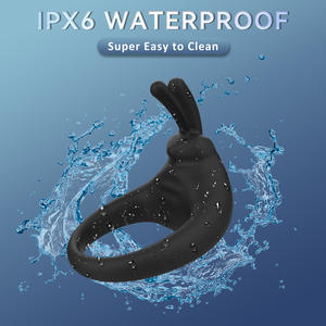 Groothandel Siliconen Draadloze Stimulator <span class=keywords><strong>Cock</strong></span> <span class=keywords><strong>Ring</strong></span> Met Meerdere Snelheden Vibrerende <span class=keywords><strong>Ring</strong></span> Voor Mannen Penis Vergroting Vertraging Ejaculatie - Product Image 4